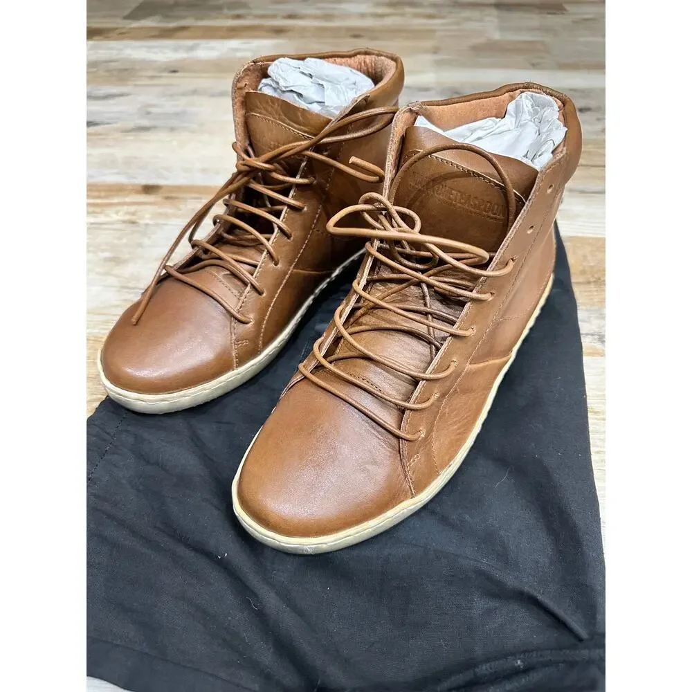MAN X ONE‎ TEASPOON MENS LEATHER CHELSEA BOOTS BROWN NEW EU41/US10 RET$380